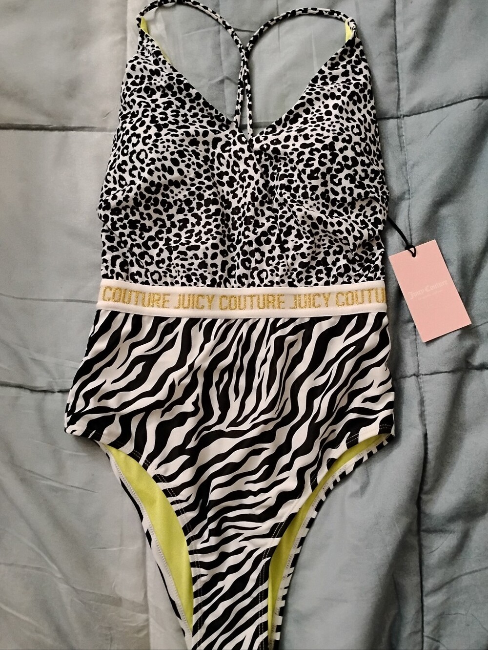 NWT Juicy Couture One-Piece Swimsuit Women's Size Medium